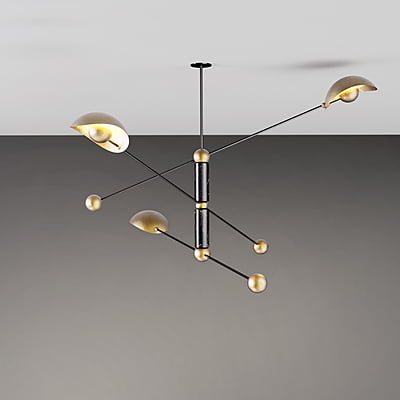 The Vesorium Tria Ceiling Light