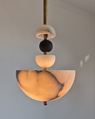 Patera Fired Pendant